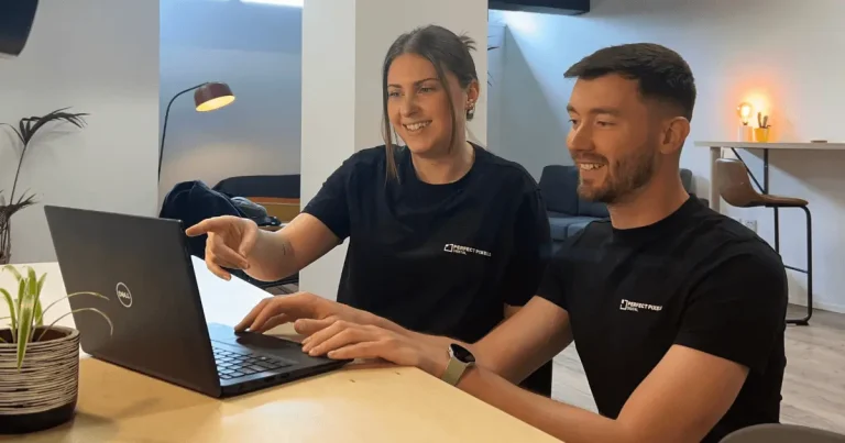 Charlotte and Alex from Perfect Pixels Digital Web Design
